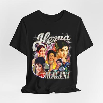 Hema Malini T-Shirt and Kids Tshirt: Bollywood Dream Girl, Vintage Style Tee
