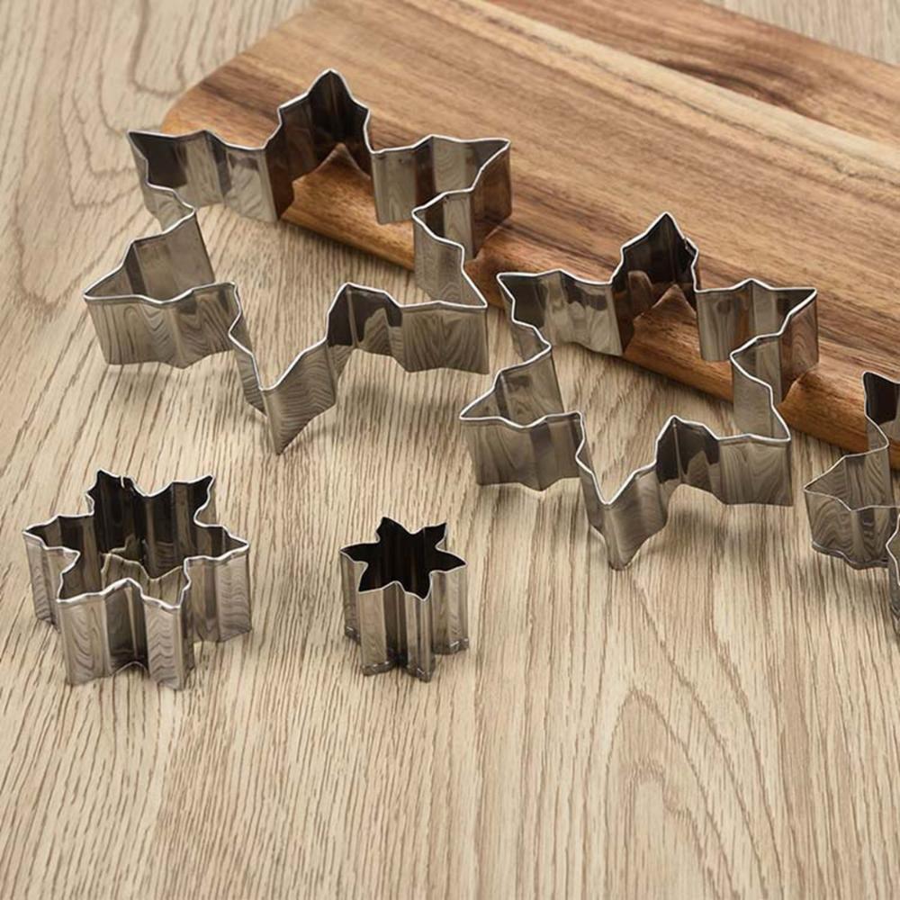 DIY Nerezové vykrajovátka na sušenky Santa Clause Sada Vykrajovátko Forma na sušenky Pečicí nástroje Vánoční dekorace