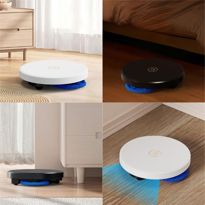 USB Rechargeable Electric Mop for Efficient Dirt Removal Automatic Wet Dry Floor Mopping Machine Sweeping Robot