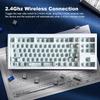 GMK87 Customized Mechanical Keyboard Kit Gaming Keyboard 2.4G/Bluetooth5.0/Wired Gasket Structure Keyboard RGB Backlit Keyboard