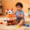 Electric Dancing Cow Light Up Musical Dancing Toys Baby Animal Sounds Toys Toddler Sensory Educational Interactive Swinging Calf