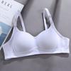 Ladies Korean Version No Steel Ring Simple Glossy Thin Thread Gather Anti-sagging Anti-glare Side-collection Bra