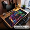 Fantasy Adventure Theme Custom Mouse Pad Personalized With Name Text Customized Desk Mat For Office Home Decor