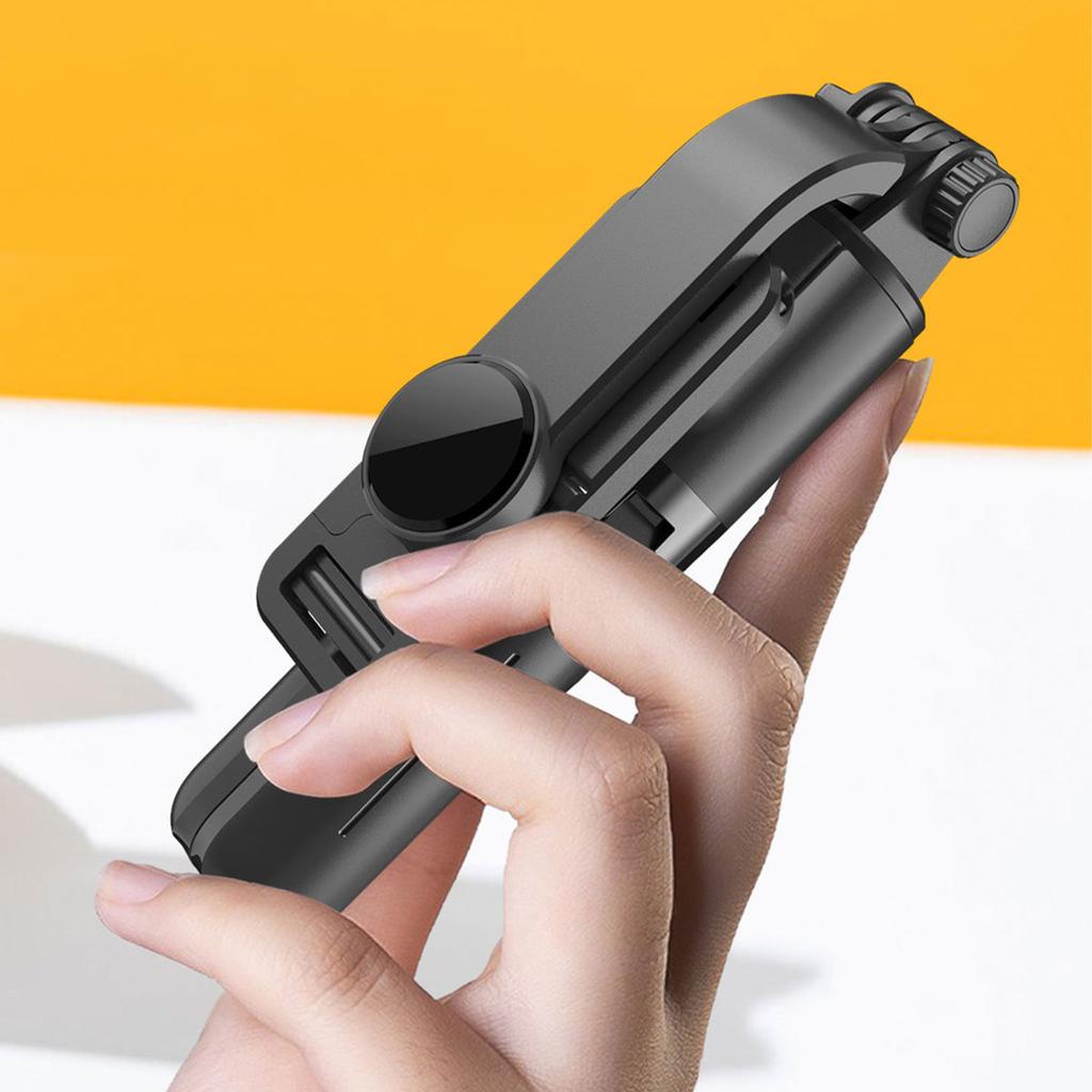 Bluetooth remote control mobile phone selfie stick aluminum alloy mini selfie stick multi-function live broadcast bracket