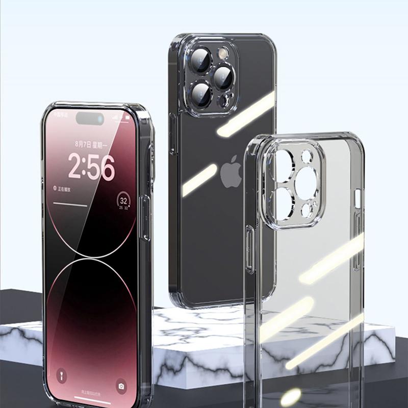 Luxury Transparent Black Silicone Soft Case For iPhone 16 15 14   11 Pro XS Max X XR Plus Mini Ultra Thin Clear Cover Shell