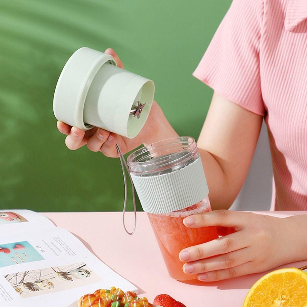 Handheld Juice Mixer Cup 350 ML Juice Extractor Cup Portable Smoothie Mixer Cup  Home