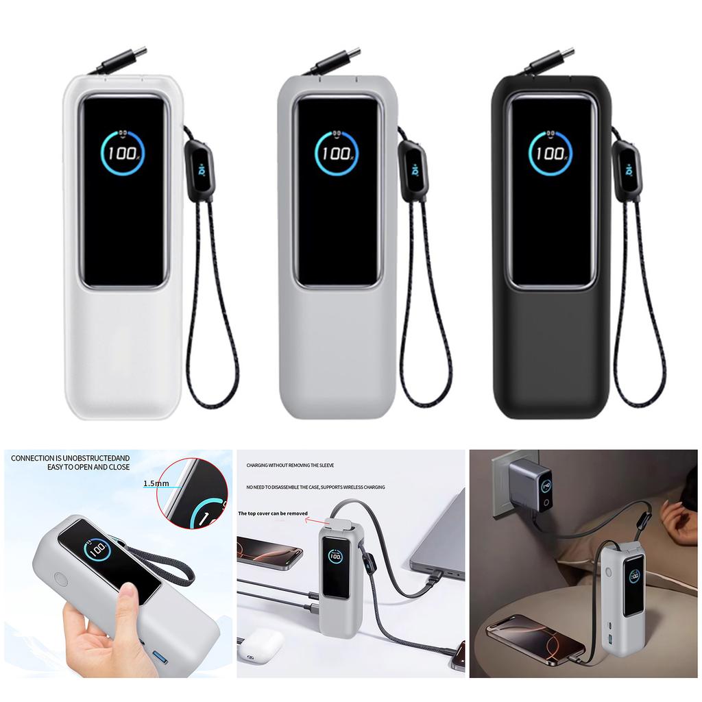 Silikonhülle für Anker Zolo 25000mAh 165W Powerbanks Tragbares Ladegerät Schutzhülle Reise-Tragetasche Kartenaufbewahrungstasche