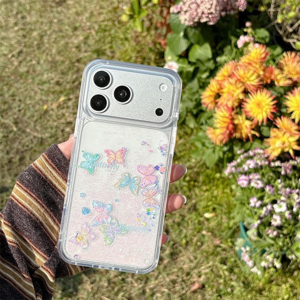 

Colorful Dreamy Butterfly iPhone 14/13 Pro Max Drop-Proof Case iPhone 16