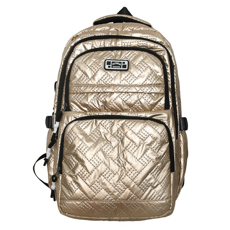 Geantă de școală pentru elevi Rucsac de damă de culoare solidă Rucsac de mare capacitate pentru bărbați