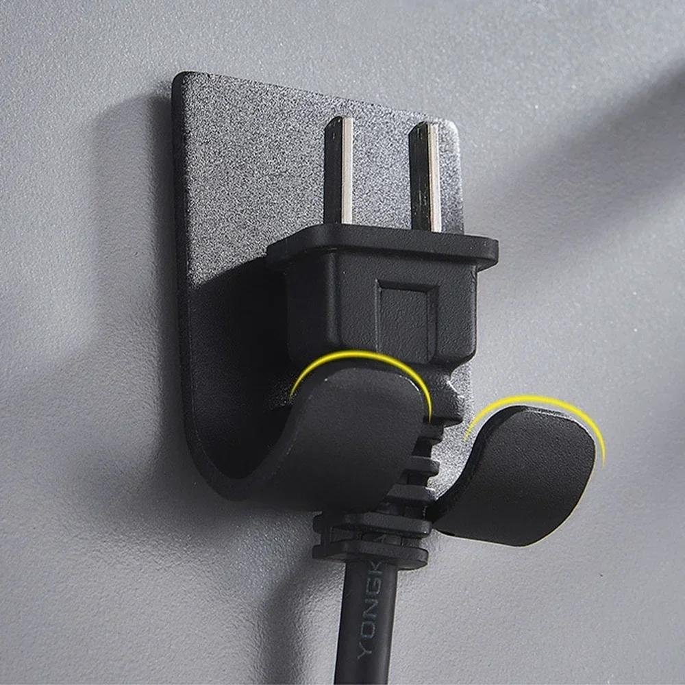 Hair Dryer Holder Wall Mounted Punch Free Storage Rack Hairdryer Comb Shaver Razor Organizer Storage Shelf Bathroom Accessories