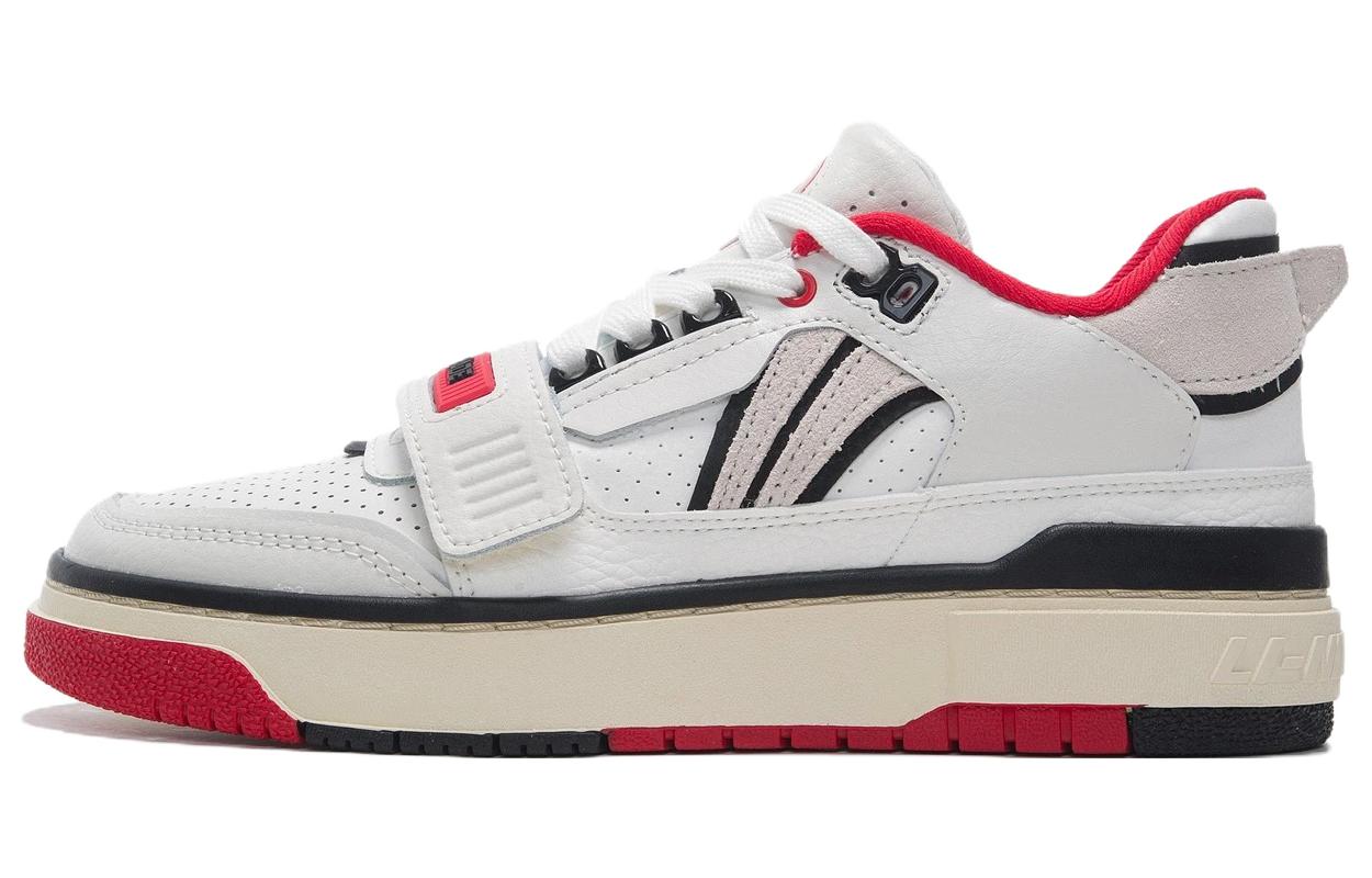 Li Ning Новичок ПЭ Нескользящая Амортизация Нескользящая Амортизация Низкие Винтажные Баскетбольные Кроссовки Женские Бежевый ABCS028-1 36