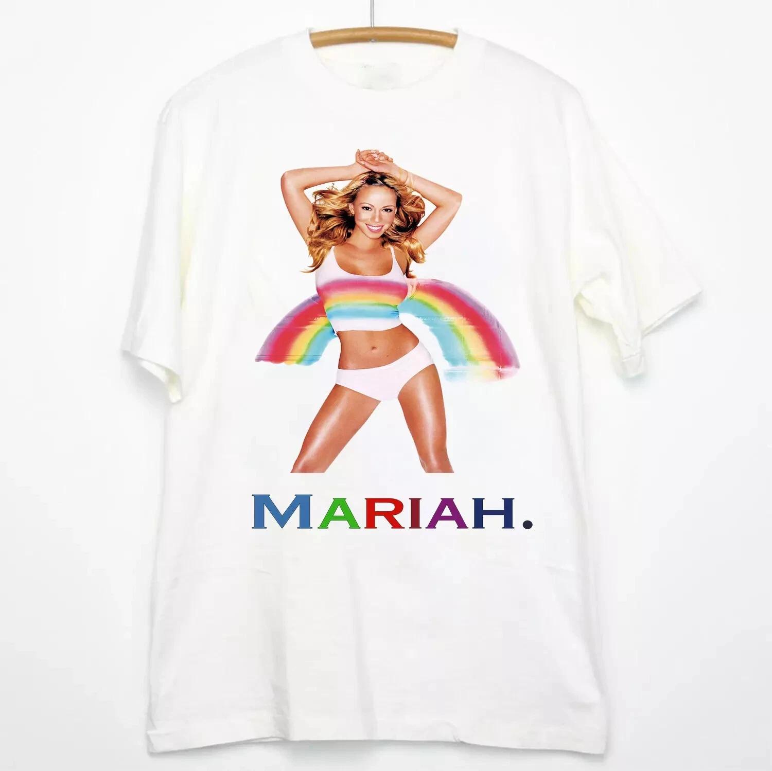 Mariah Carey Rainbow Tour T-Shirt Unisex Cotton For Men Tee S-5XL M
