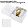 YaLaLuSi Marke Retro Damen-Quarz-Uhr Leopardenarmband Stilvoll und Wild Kostenloses Wischtuch Geschenkbox