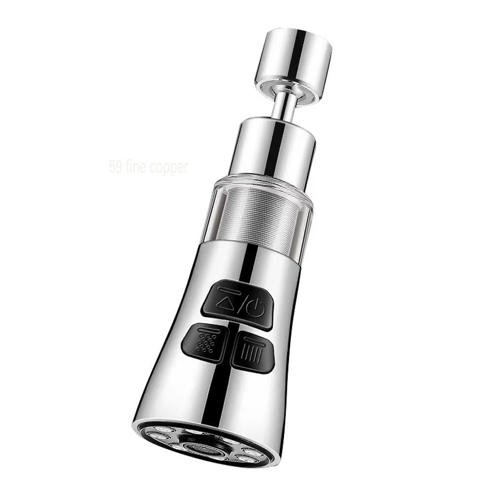 360° Rotate Kitchen Faucet Extender Splash Proof Washbasin Faucet Extender  Universal
