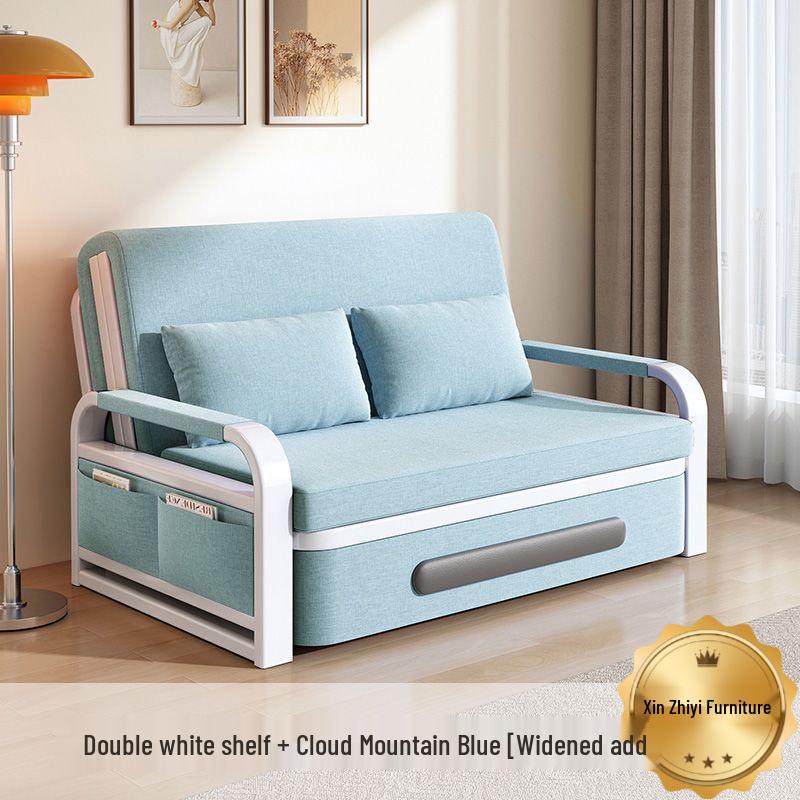 Folding Sofa Bed: Multi-Functional, Retractable, Detachable, Washable, Storage-Enhanced for Living Room & Nap Use