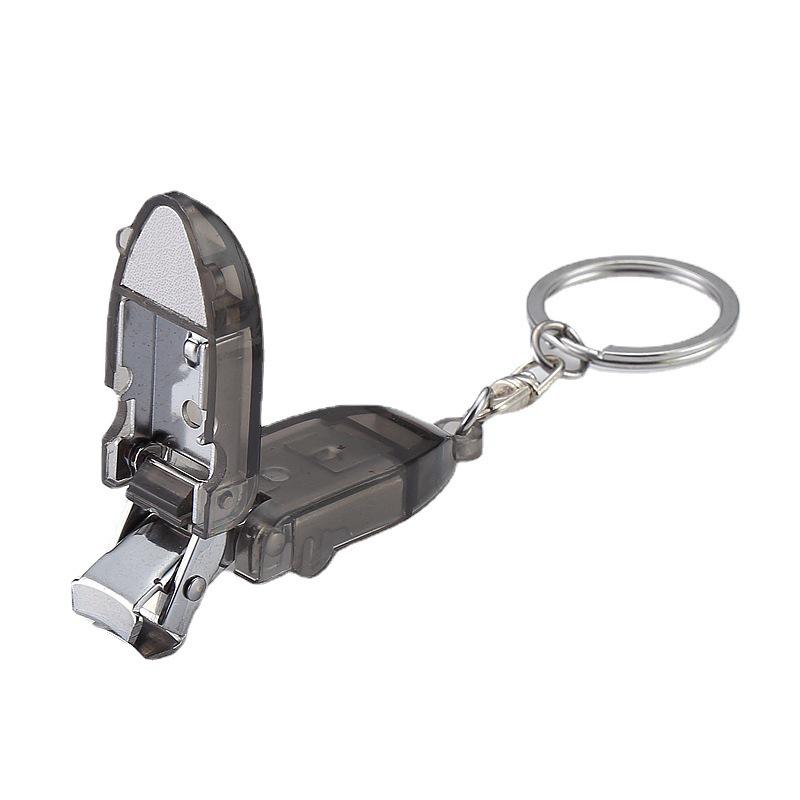 Portable Stainless Steel Mini Folding Nail Clippers Set - Anti-Splatter Manicure Tool