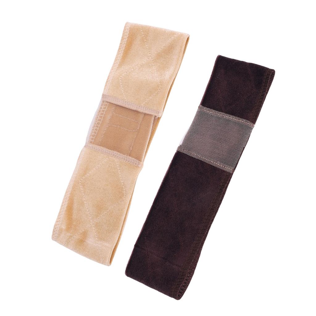 4PCS Lace Wig Band Fully Adjustable Reinforced Comfortable Elastic Lace Hairbands Wig Grip Headbands