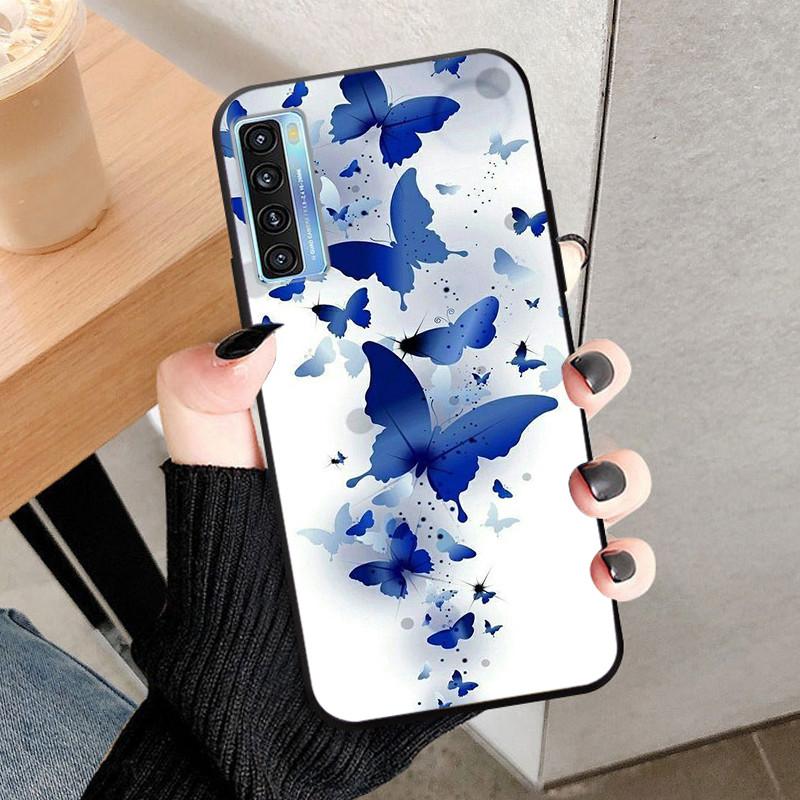 For TCL 20 5G / 20S / 20L Plus Case TPU Silicone Shockproof Lions Wolf Phone Covers for TCL 20L Plus Cases 20S Cool Fundas