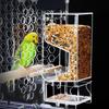 Easy To Install Parakeet Automatic Cage Accessories Bird Feeders Dispenser Parrot Feeding Bowl