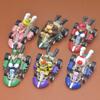 Super Mario Bros Kart Pull Back Car Figures Action Figure Doll Kids Toys 6 Pcs