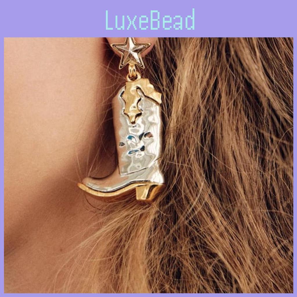 Eye Retro Catching Five Pointed Star Alloy Earrings Ideal For Women Trendy