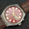 VINTAGE RICOH R31 AUTOMATIC JAPAN MENS RED COLOR DIAL WATCH a500615-5 R153-a500615