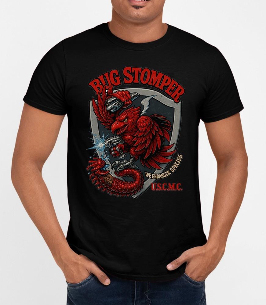 

Aliens Bug Stomper T-Shirt Cool Retro Movie Film Classic Tee Gift Xmas Unisex T-Shirt XL