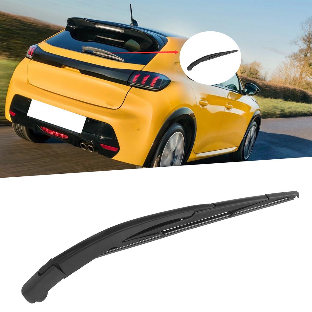 Car Rear Wiper Arm Blade Kit Plastic Rainproof Dust Proof Replacement for 208 2014 2017