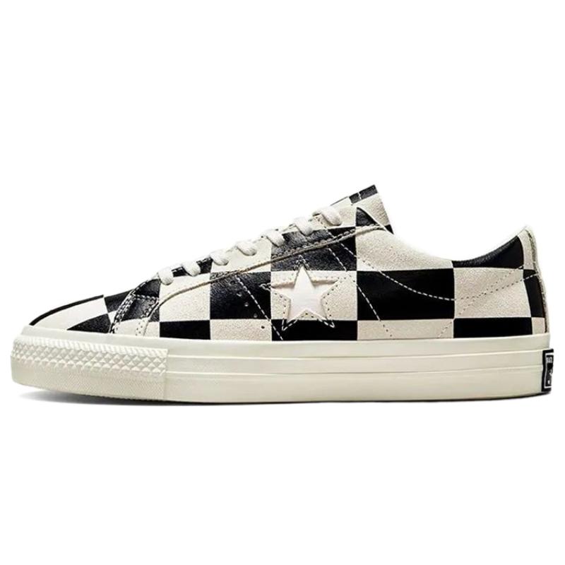 

Converse One Star Ox Blocked Warped Board Black Low-Top Board Shoes Unisex Black & White 37.5