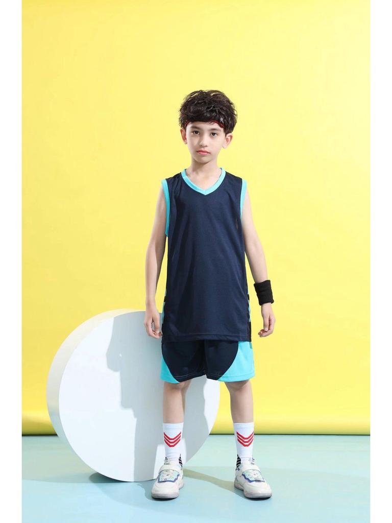 Kids' Basketball Jerseys: Sports Hall, School Training, Competition & Performance Uniforms with Custom Printing