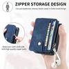 Étui portefeuille amovible en cuir 2 en 1 pour Samsung Galaxy Z Flip 7 fe 6 5 4 3 Flip7 Flip6 Flip5 5G Étui de téléphone avec porte-cartes