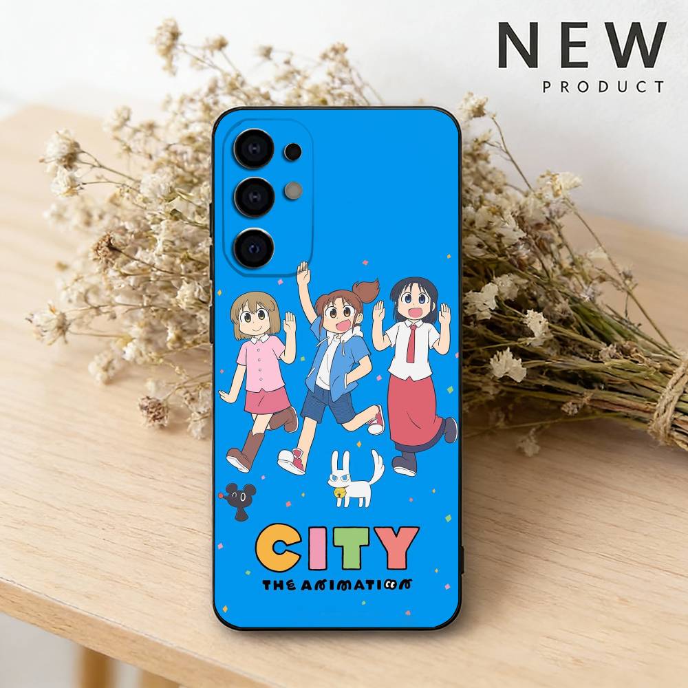 C-CityThe Animation Phone Case For Samsung S26,25,24,23,22,21,20,30,Ultra,Plus,Fe,Lite Black Shell