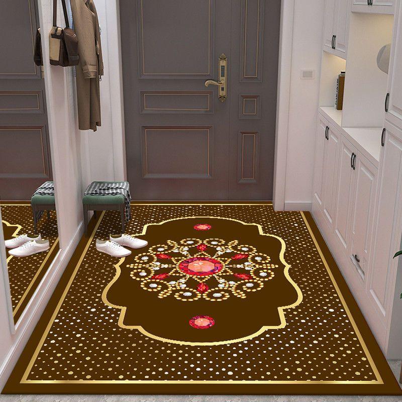 European Style Entrance Door Mat Bedroom Door Anti Slip and Absorbent Bathroom Floor Mat Bathroom Door Mat