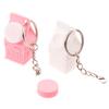 Milk Carton Keychain Pendant Mini Milk Carton Shape Pill Storage Box Portable Container Pendant For Backpack Handbag Keychain