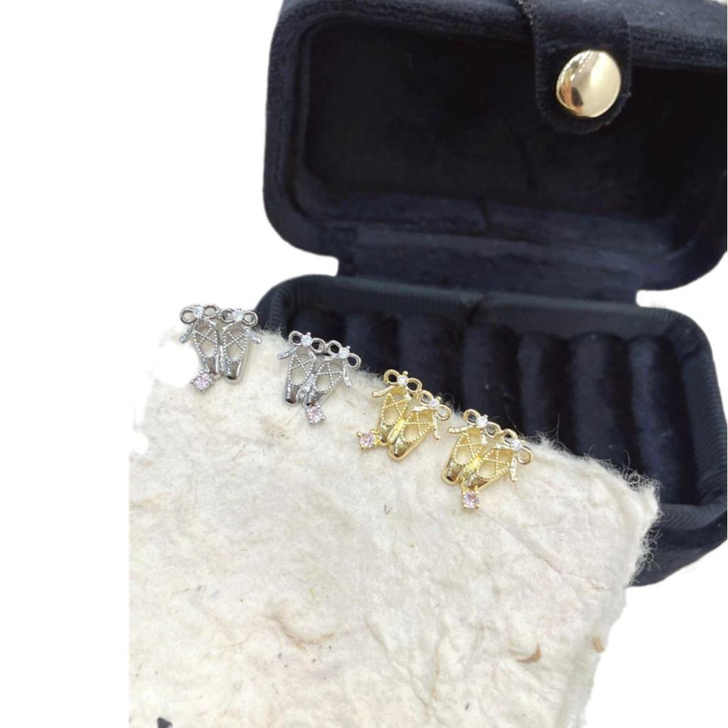 Elegant Ballet-Inspired Butterfly Earrings for Women