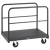 Drywall Cart Dolly, 816 Kg Load Capacity, 2-in-1 Steel Panel Truck Cart with 12.5 Mm Swivel Casters, 91.4 X 61 Cm Platform Truck with 4 Side Handrails