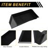 FUELHOOD Center Console Armrest Organizer Armrest Insert Storage Black for Volkswagen Golf 8 Tray, Tray, Box, ABS,