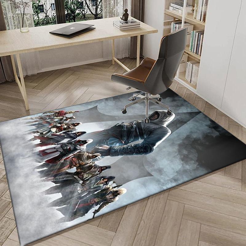 Assass Warrior Carpet, Chair Rug,Rug for Office Bedroom living rooms, Doormat decor Fan Gift Christmas Gift