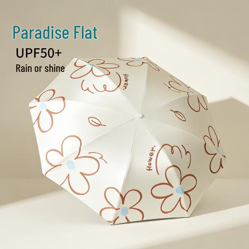 Paradise Floral UV Protection Sun Umbrella