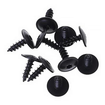 QASTGDE 10pcs Car Engine Cover Under Tray Splash Guard/Arch Torx Screw Retainer Fastener Clip Bolt