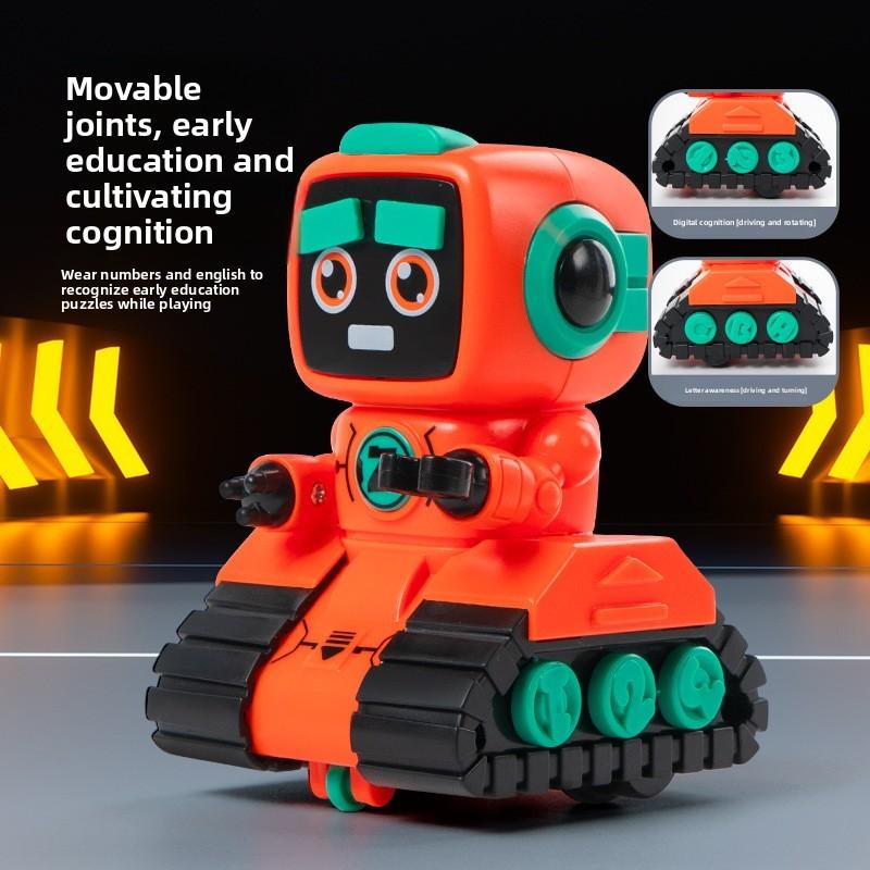 Inertia Robot Children Toy Car Autonomous Movement Boys Girls Learning Play