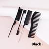 4-piece Hair Comb Set Multifunctional Hair Edge Brush, Anti-static Steel Needle Pointed Comb Special for Real Hair Wigs