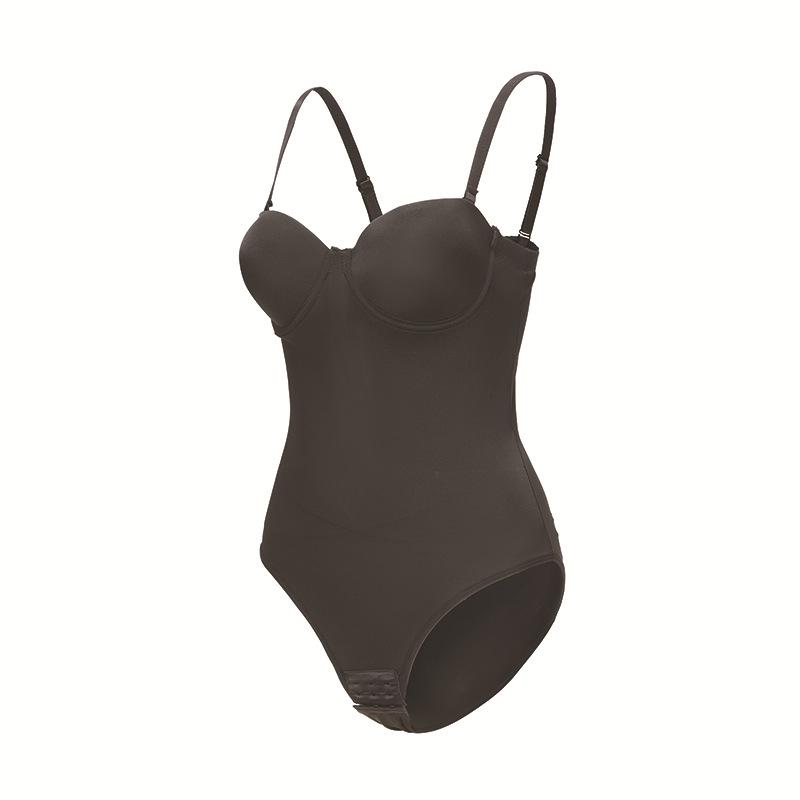 Plus Size Strapless Underwire Body Shaper: Seamless Waist & Abdomen Slimming Underwear for Special Occasion Dresses