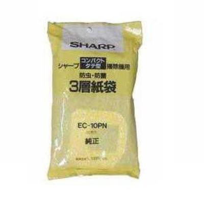 Sharp Replacement Paper Pack for Vertical Vacuum Cleaners (3-Layer10 Sheets) EC-10PN