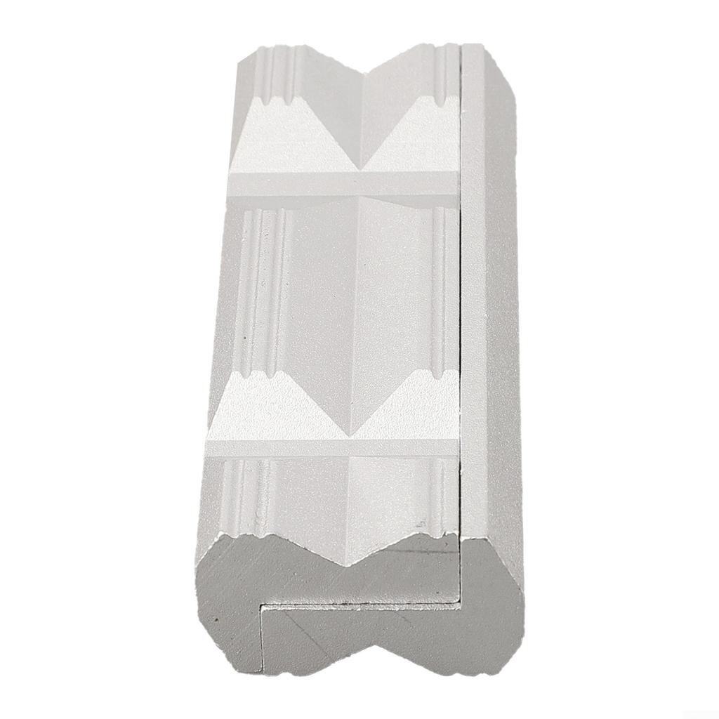 1 Pair V Type Jaw Aluminum Alloy 4 or 8 for Hard Jaw Fixture In Steel Vise