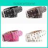 Women Hollowed Metal Leather Waist Belt With Alloy Pin Buckle For Casual Wear And Urban Street Fashion