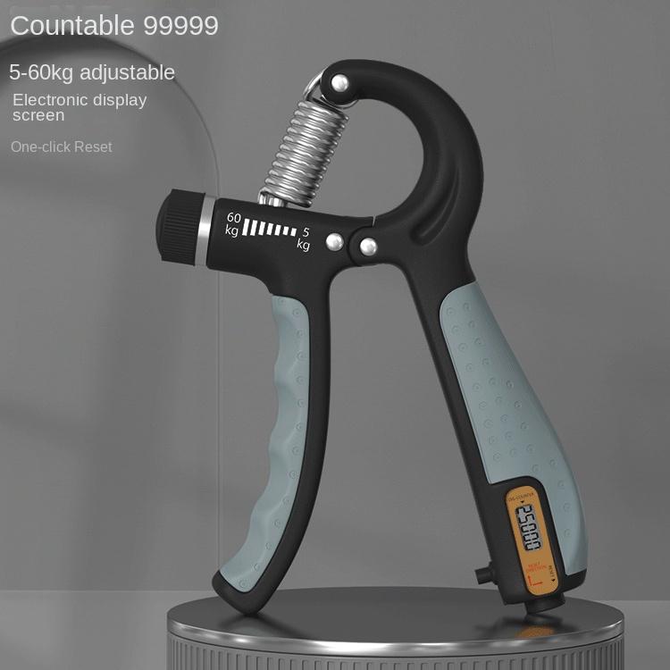 Counting Grip Strength Device for Men, Professional Adjustable Hand Trainer, Finger Arm Wrist Strength Rehabilitation Exercise Device