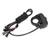DK336 Motorcycle Handlebar Switch 3 In 1 Light Horn Turn Switch IPX4 Waterproof for Electric Bicycle Vehicle48V
