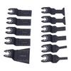 11PCS Oscillating Multitool Blade Quick Release Universal Saw Blade Woodworking Blade Oscillating