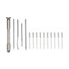 Leather Sewing Needles Kit, Set Contains Silver Leather Sewing 5-15pcs Needle Suitable for Leather Canvas Tent